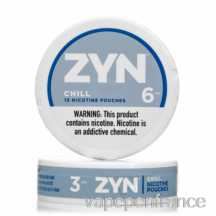Sachets De Nicotine Zyn - Stylo Vape Chill 3mg (paquet De 5)